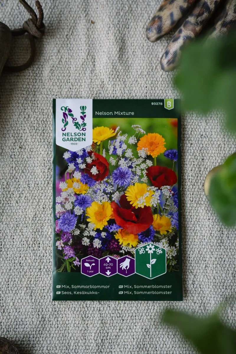 Mix, Sommarblommor, bl a färger